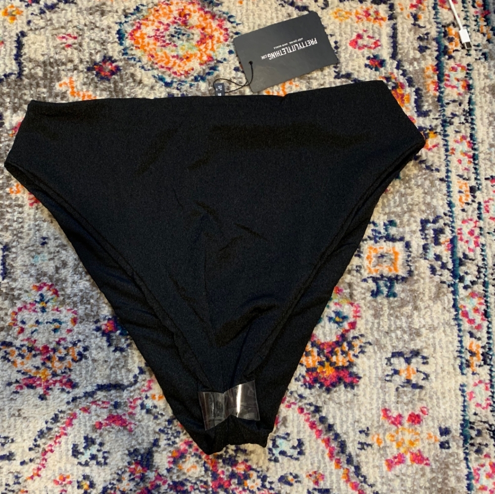 PrettyLittleThing Black Bikini Bottom.